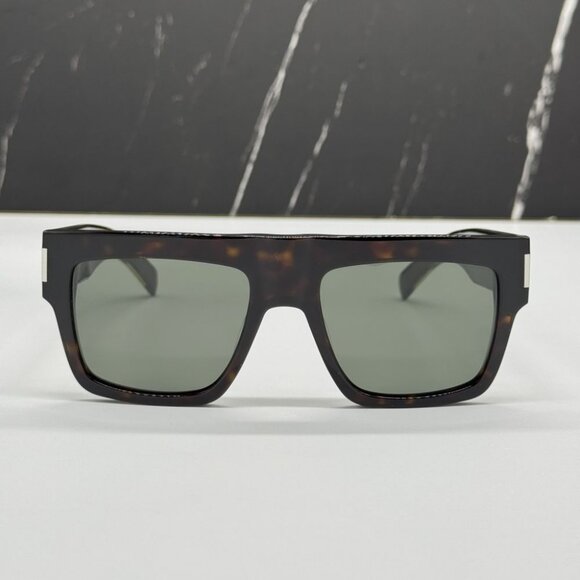 NEW SAINT LAURENT SUNGLASSES SL628 003  HAVANA SQUARE EYEWEAR SAINT LAURENT - Picture 1 of 10